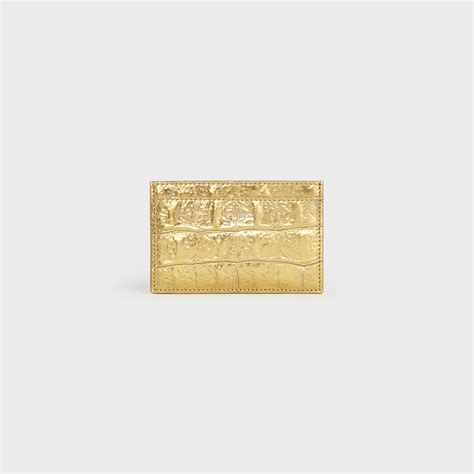 cardholder celine|Celine gold coin holders.